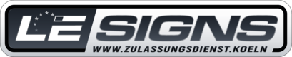 LE Signs – Zulassungsdienst Köln